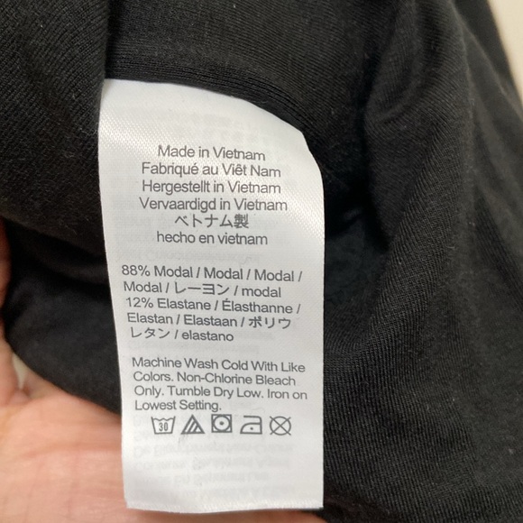 NWT J.Crew FormKnit Black One-shoulder Tank Top Size Small - Picture 5 of 5